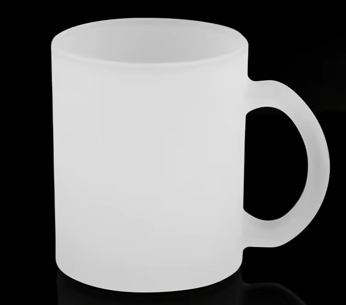 11oz Frosted Ombré Colored Mug